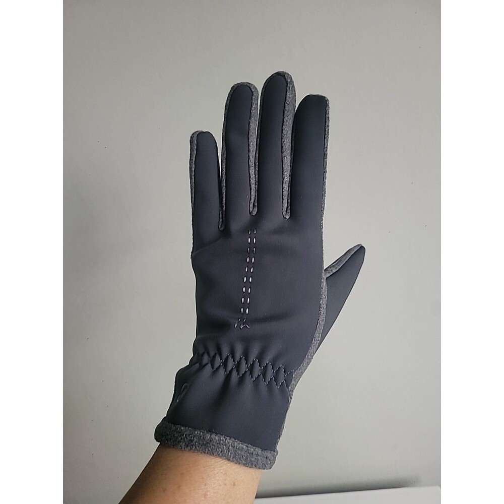 Isotoner Grey Ladies Gloves - Picture 3 of 8